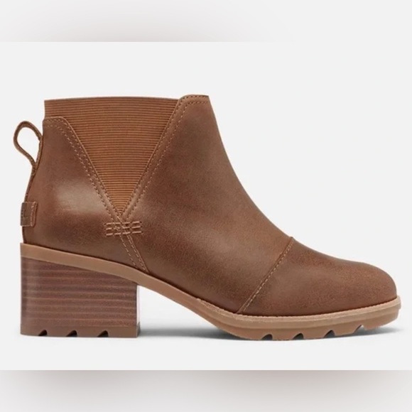 Sorel Cate Chelsey Boots Brown Size 8 - Picture 1 of 8